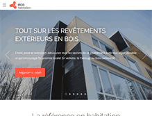 Tablet Screenshot of ecohabitation.com